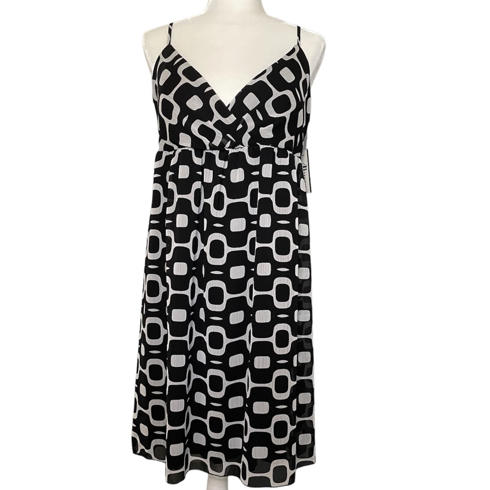 AB Studio Geo Babydoll Dress size 14